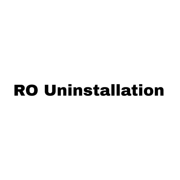 RO Uninstallation